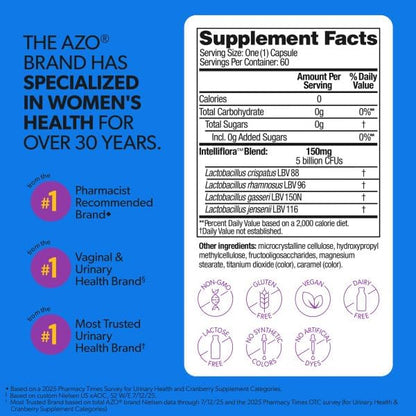 AZO® Complete Feminine Balance Daily Probiotic Capsules
