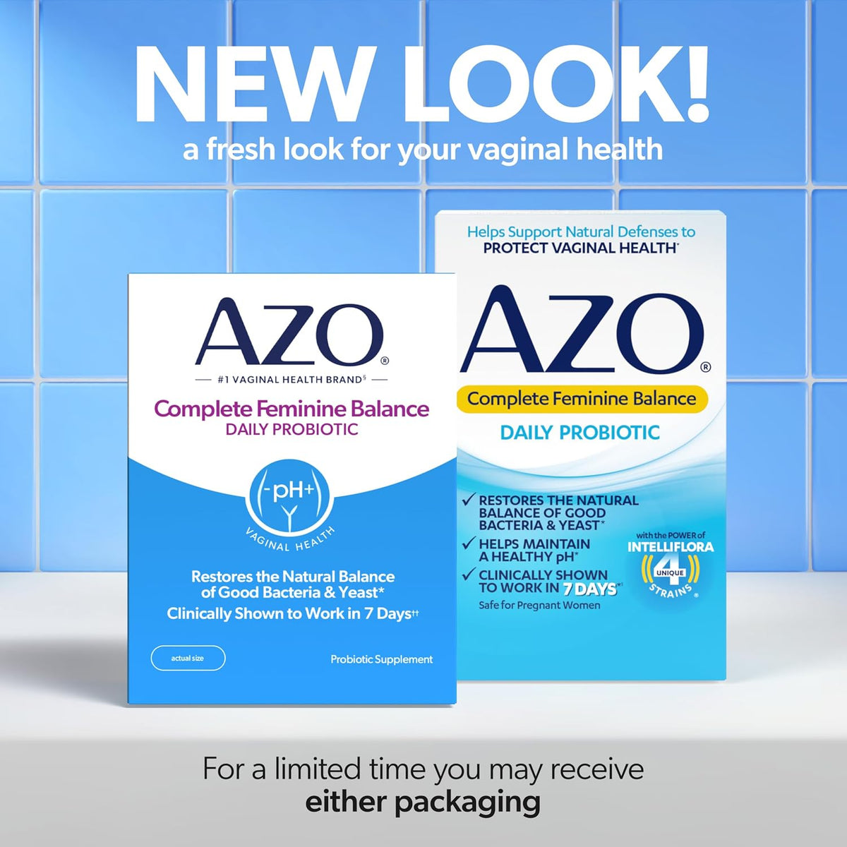AZO® Complete Feminine Balance Daily Probiotic Capsules